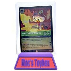 Webby Vanderquack - Junior Prospector - COLD FOIL 93/204 Whispers in the Well NM